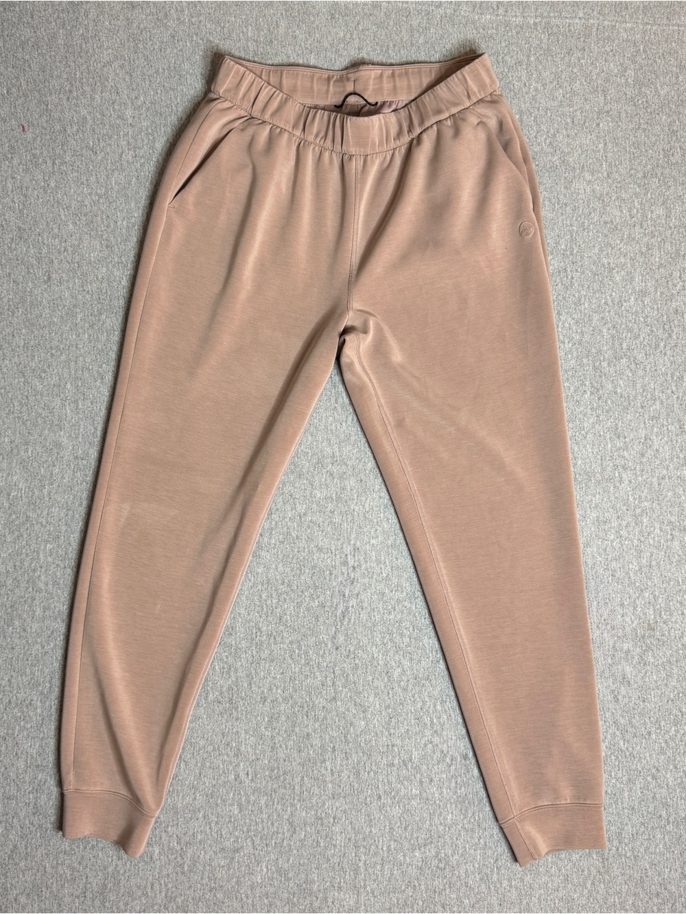 Prāna Women’s Medium Jogger Sweatpants Taupe Mauve Lounge Outdoor Yoga